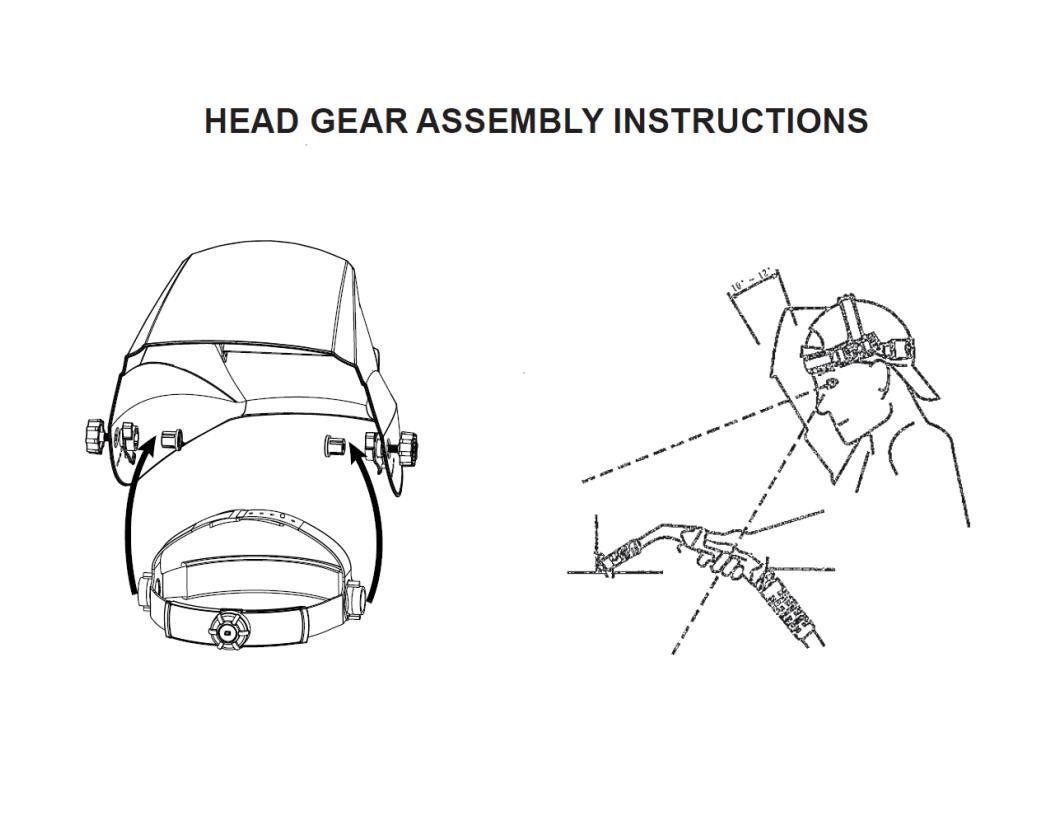 Universal Fit Replacement Headgear fits Miller Welding Hood Helmets