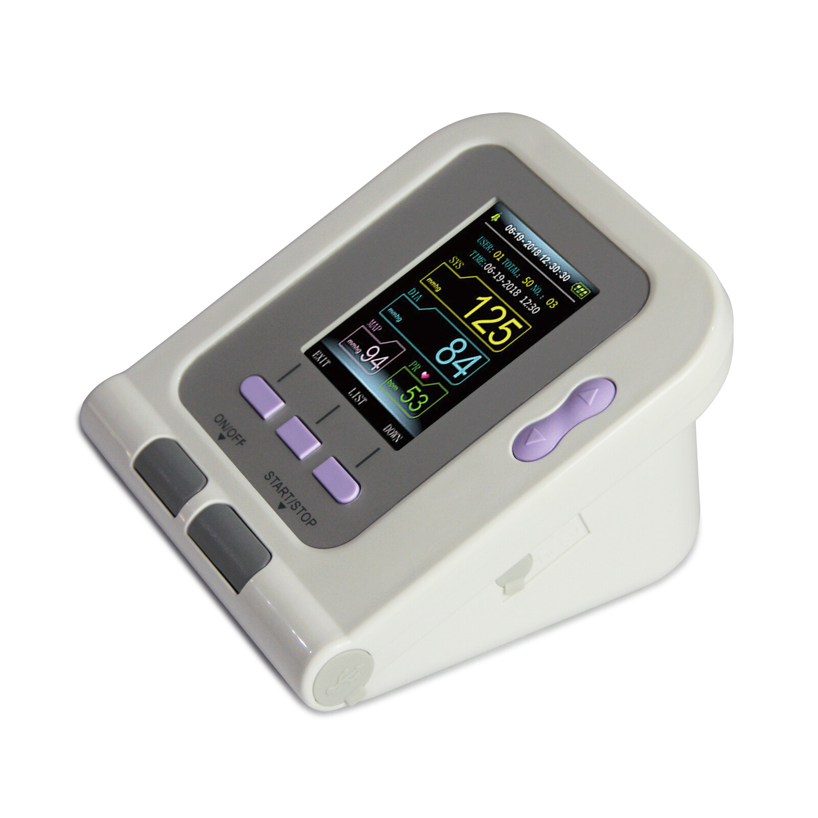 CONTEC08A-VET Vet Blood Pressure Monitor NIBP PR with Cuff 2.8″ Color LCD
