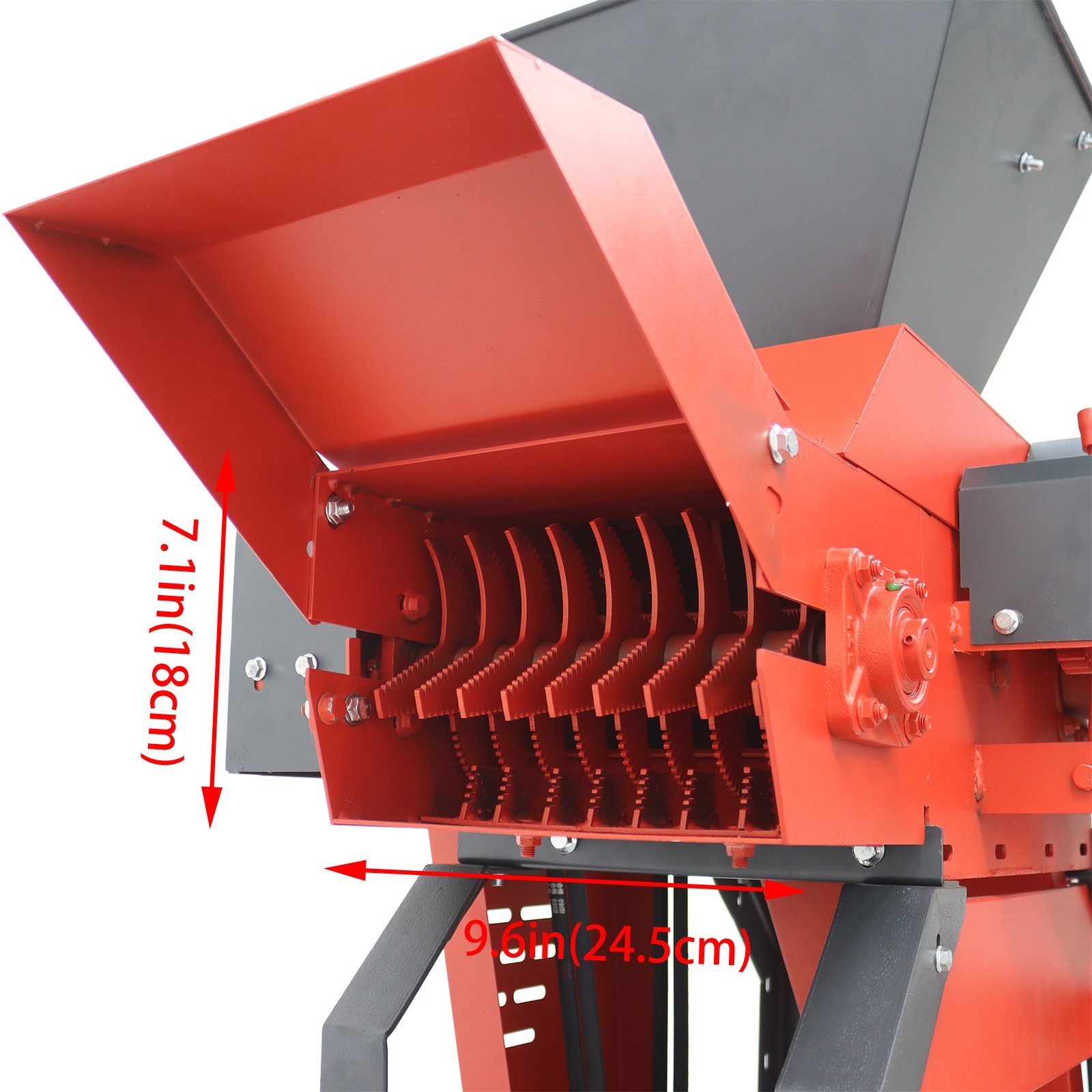 220V Hay Straw Grass Cutter Crusher Pulverizer with Conveyor for Automatic Feed