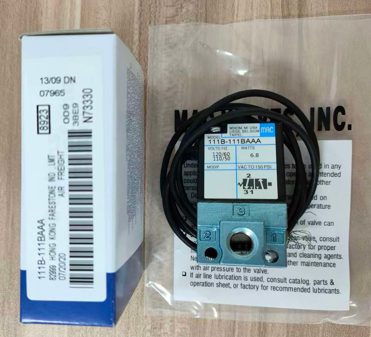 1PC New MAC 111B-111BAAA solenoid valve