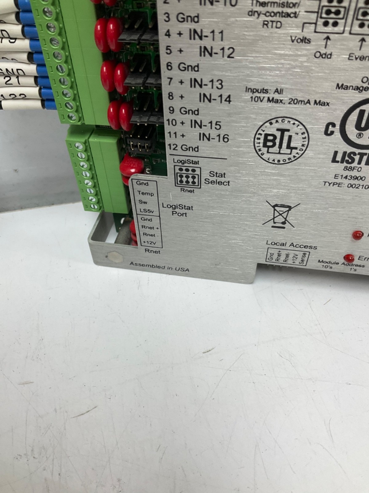 AUTOMATED LOGIC SE6166 CONTROL MODULE