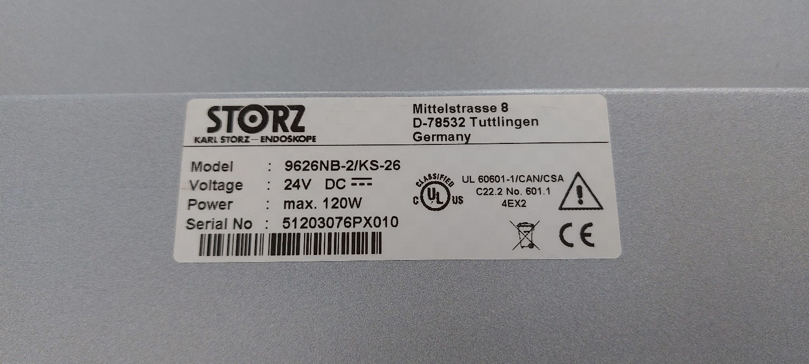 Karl Storz 9626NB-2 / KS-26 Medical Endoscopy Monitor | Tested | Excellent