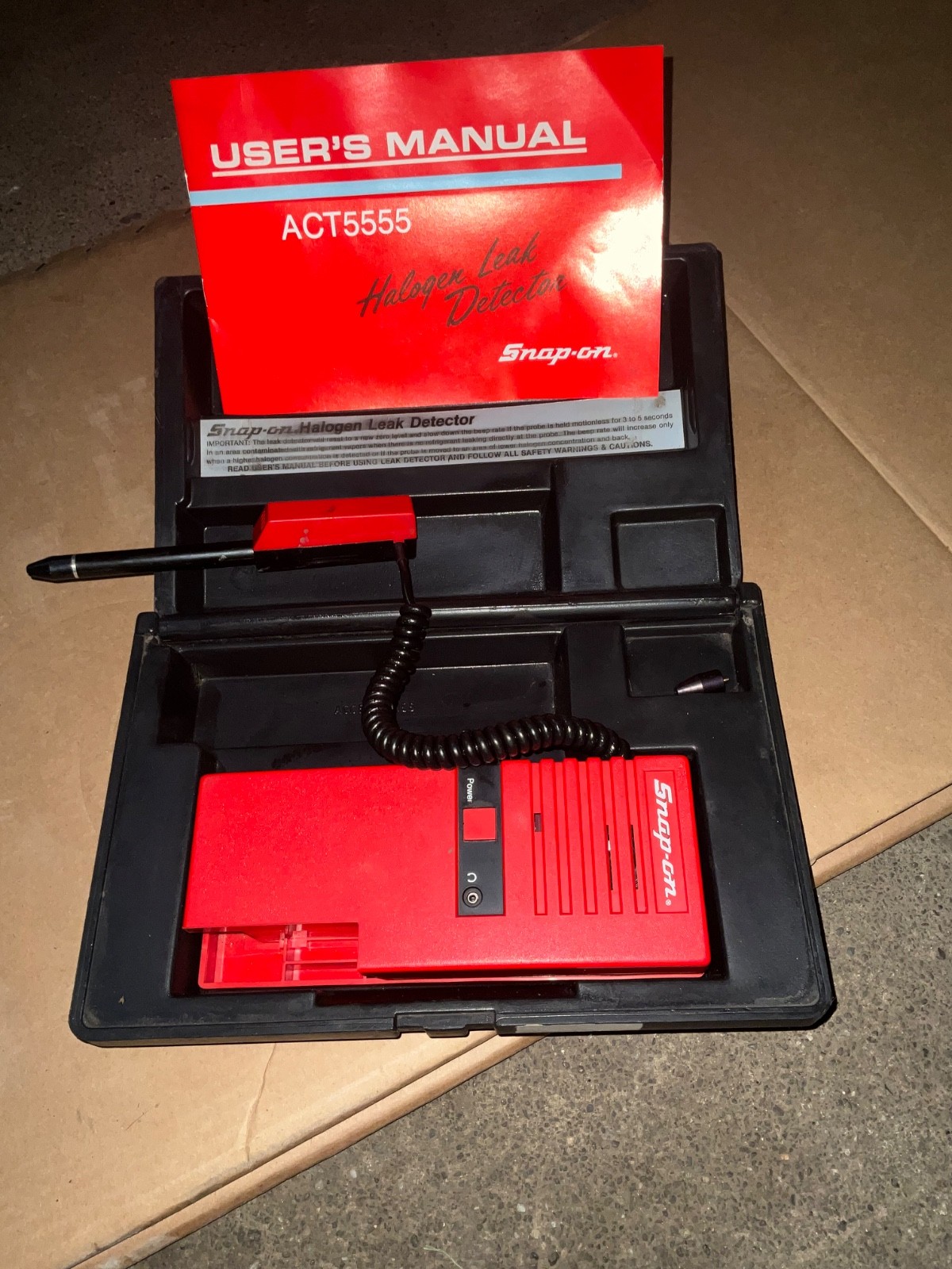 Snap-On ACT5555 Halogen Leak Detector Kit