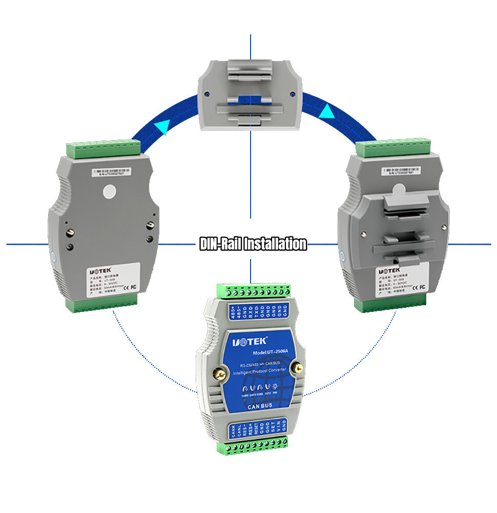RS232 RS485 to CAN BUS Converter Isolation Adapter with Can 2.0 Modbus Protocol