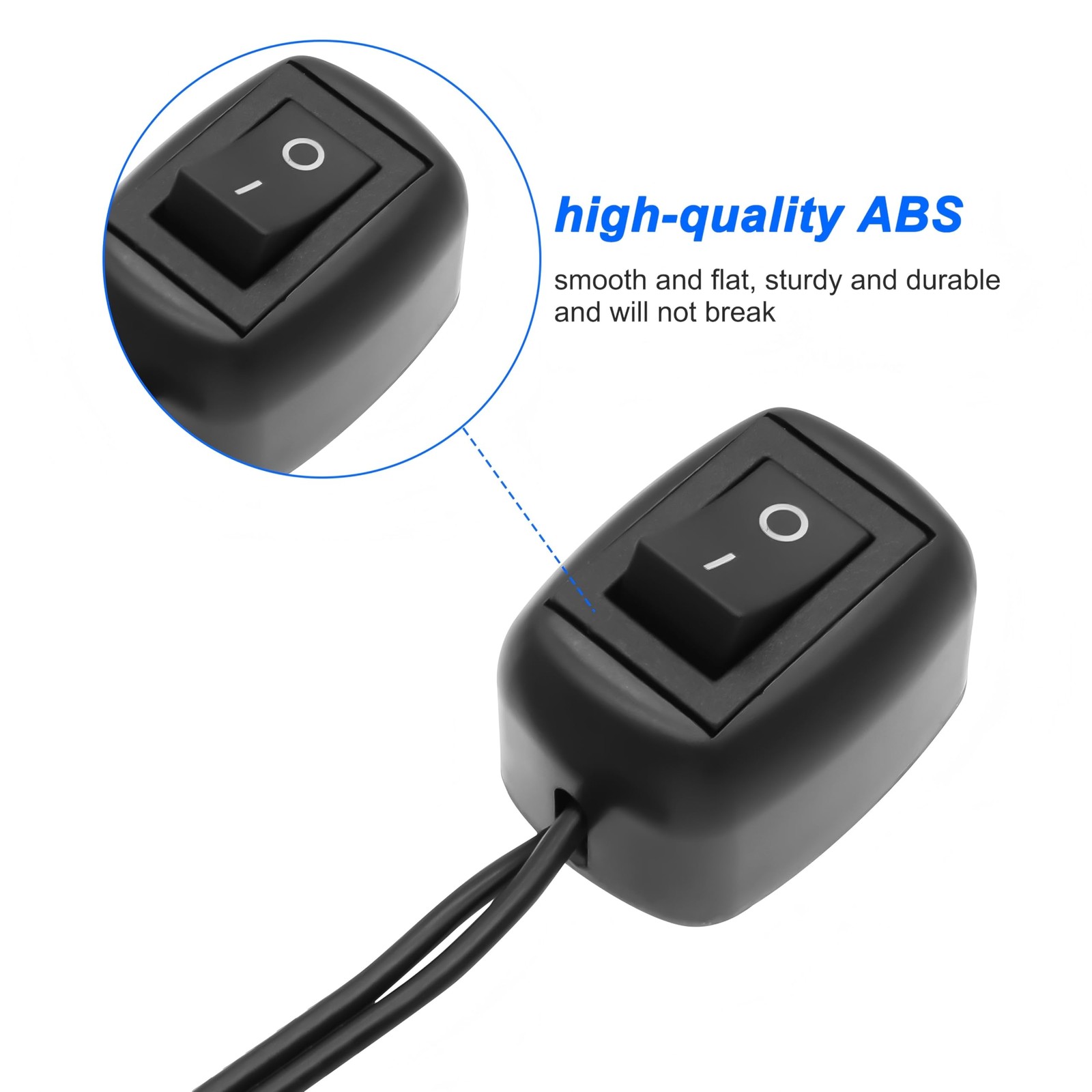 Paste Type Switch Car Push Button Switch ON/Off Rocker Switch Automotive DC 1…