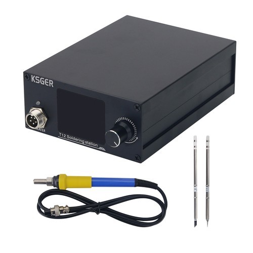 KSGER V2.3 T12 120W Soldering Station 1.8-in Screen w/ T12-K T12-ILS Tips tp1