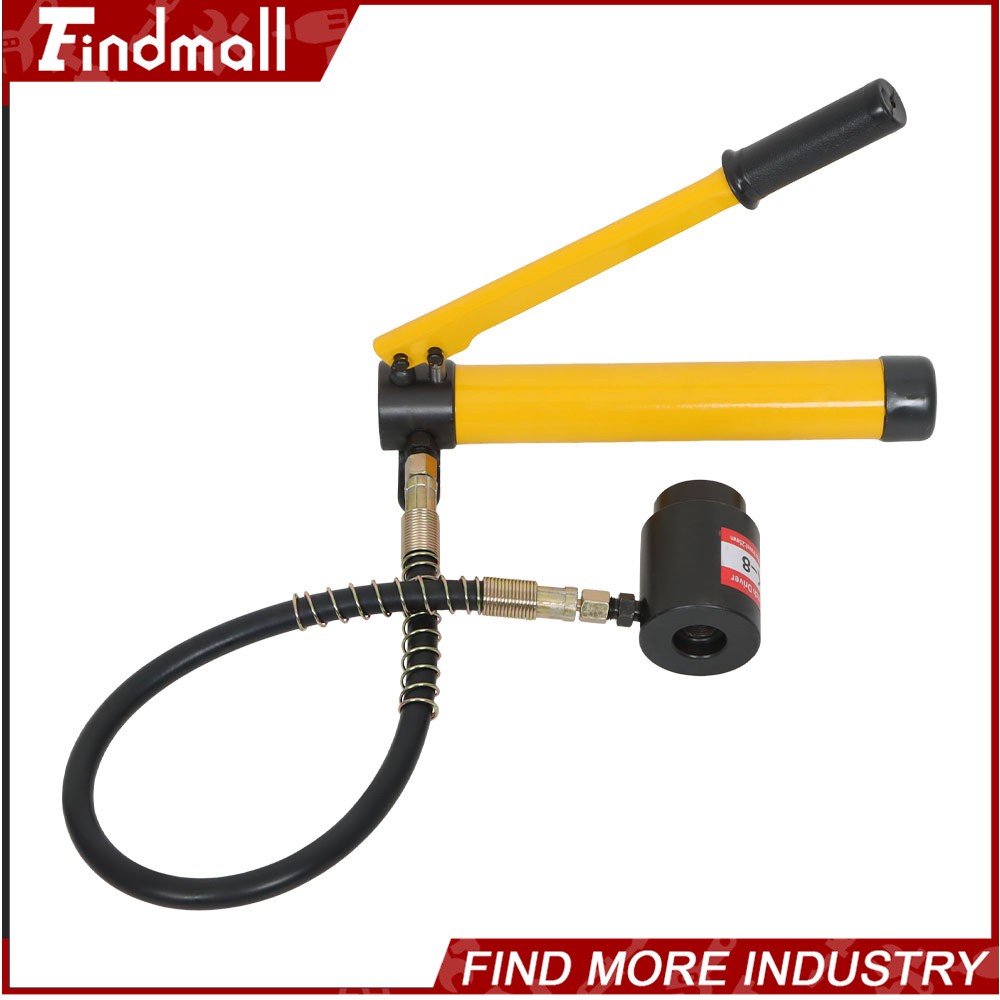 Findmall 10 Ton 1/2″ – 2″ Hydraulic Knockout Punch Driver Tool Kit With 6 Dies