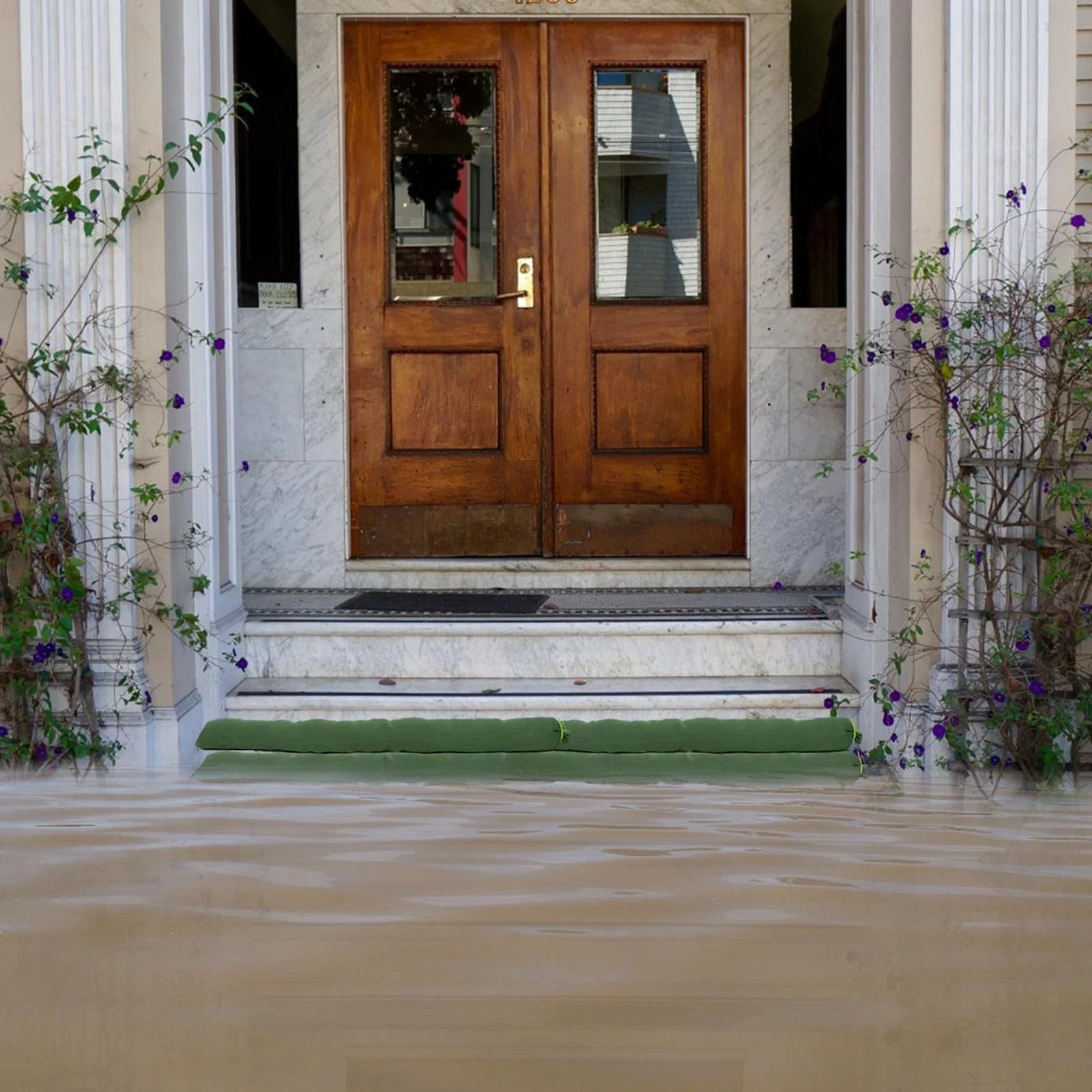 4 Pcs 3_× 6_ Long Sand Bags for Flooding – Thickened Canvas Flood 3ft-4Pcs