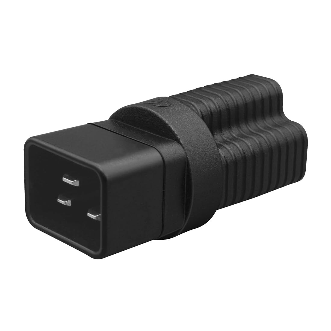 4in1 IEC320 C20 To NEMA 515/20R 615/20R AC Power Plug Adapter Black