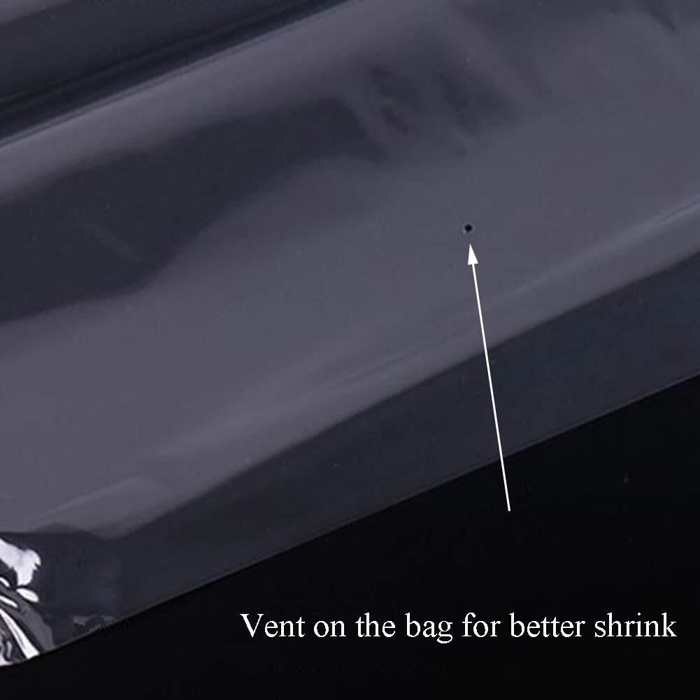 Shrink Wrap Bags Heat Shrink Wrap Pvc Material 100 Packs 8 X 10 Inches blue