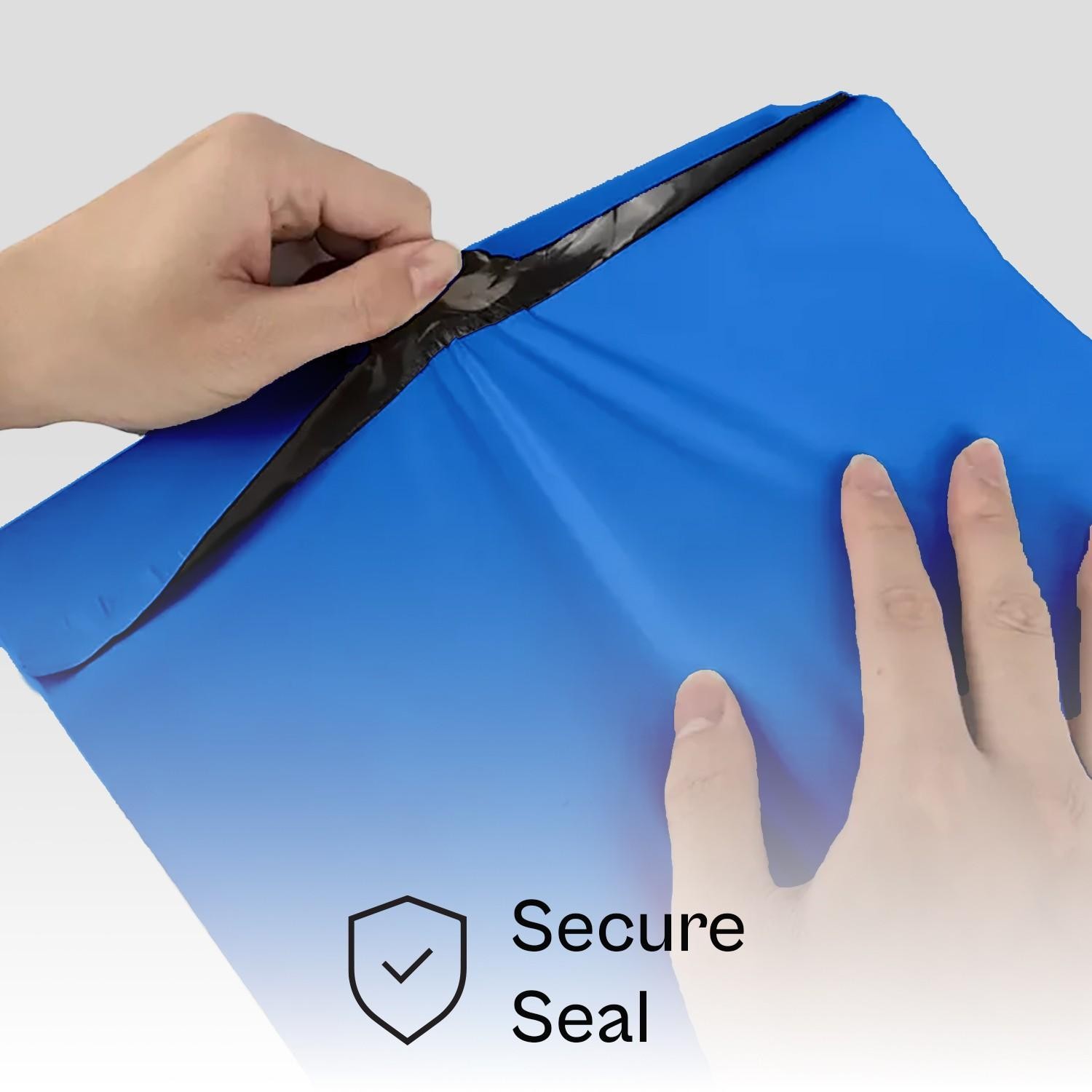 200 19×24 Blue Poly Mailers Envelopes Self Sealing Shipping Mailers Bags 19″x24″