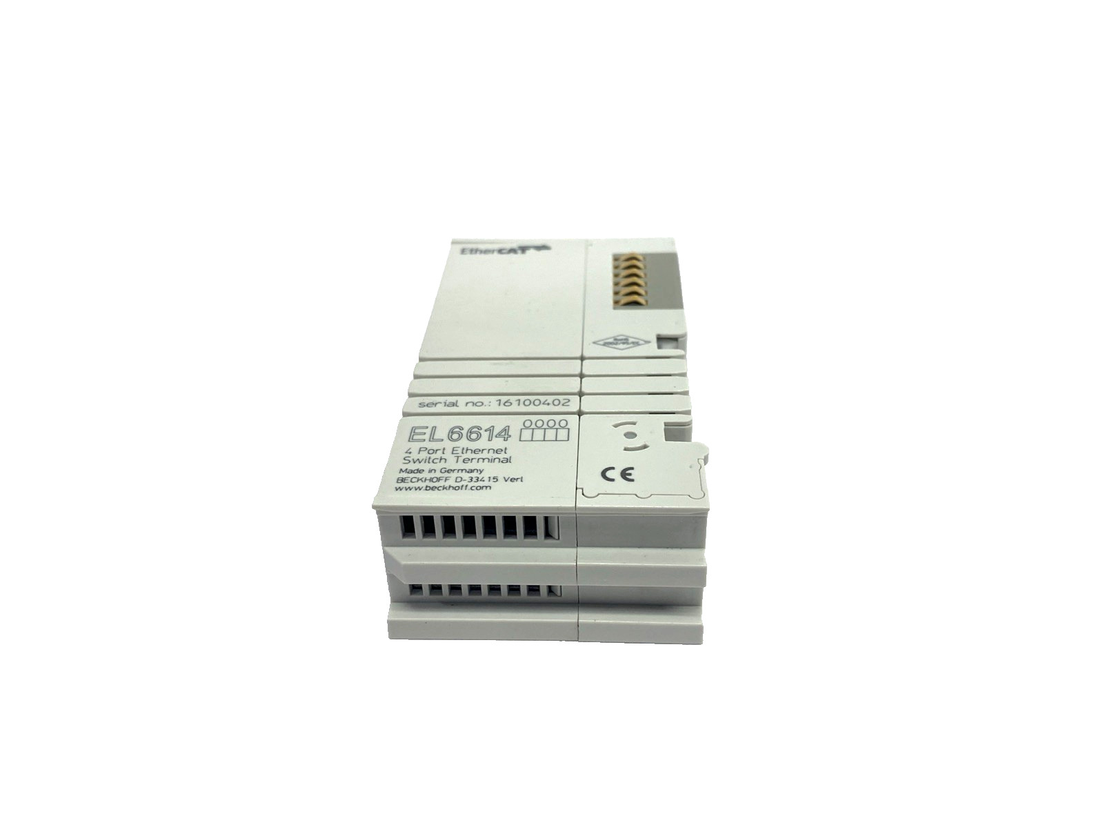 Beckhoff EL6614 EtherCAT Terminal 4-Port Ethernet Switch Comm. Interface