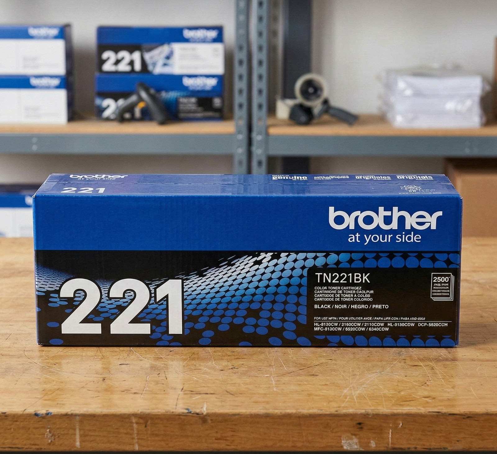 Brother TN221 Cartridge | 4 Pack (Black, Cyan, Magenta, Yellow)