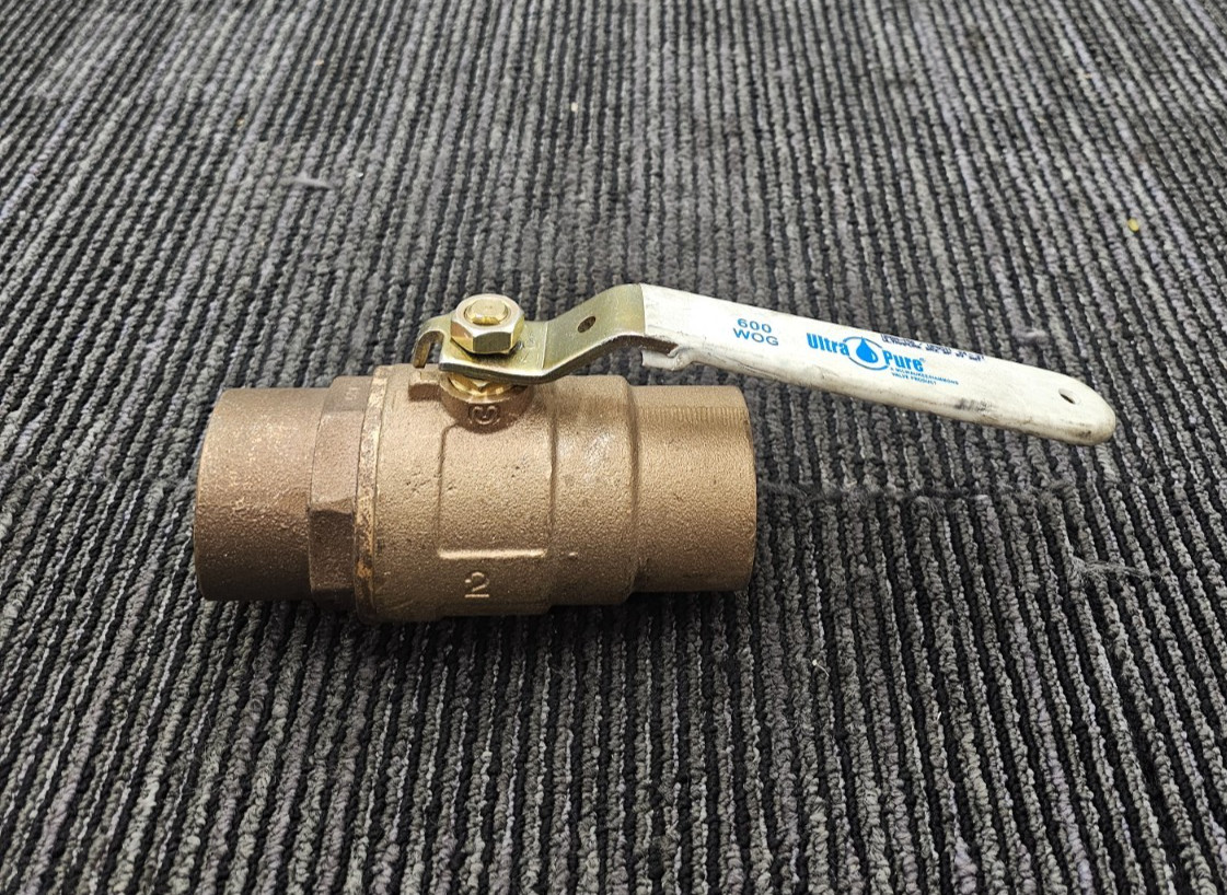 Milwaukee Ultrapure UPBA-150 UP8511 Sweat Ball Valve 600 WOG 24-27 Bronze