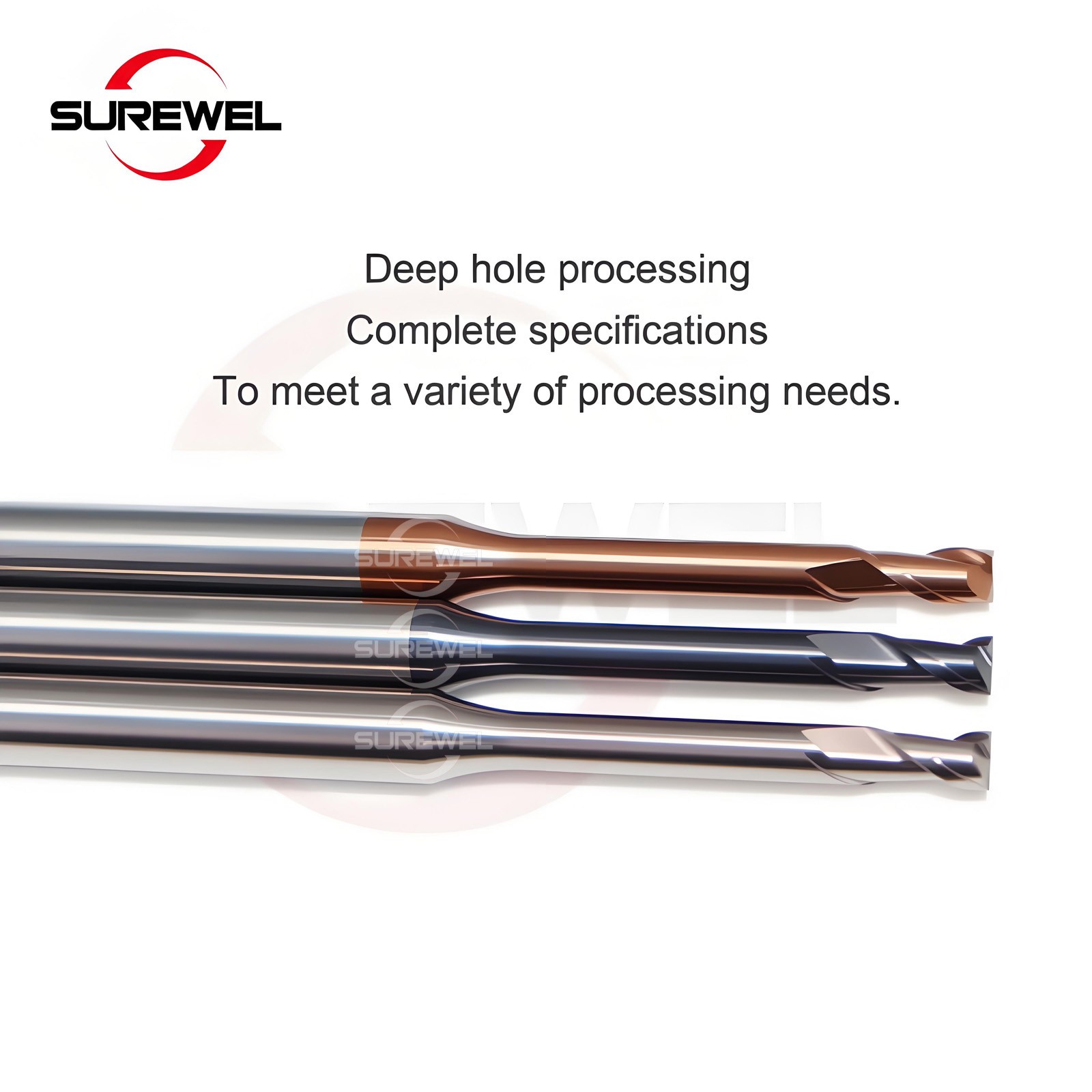 2 Flute Carbide Long Neck Milling Micro Diameter End mill 0.2mm to 3mm CNC tools