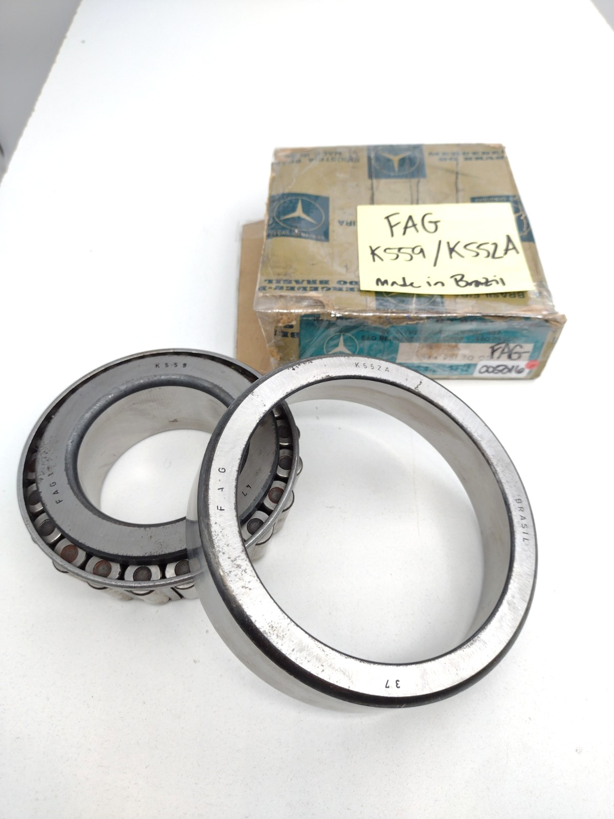 *** FAG K559 / K552A Cylindrical Wheel Bearing Cup and Cone Set