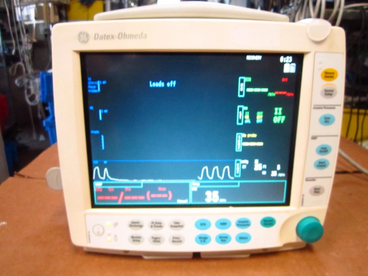 GE Datex Ohmeda S/5 F-FM-00 Monitor E-PSMP, N-FCREC-00 PRINTER ETCO2