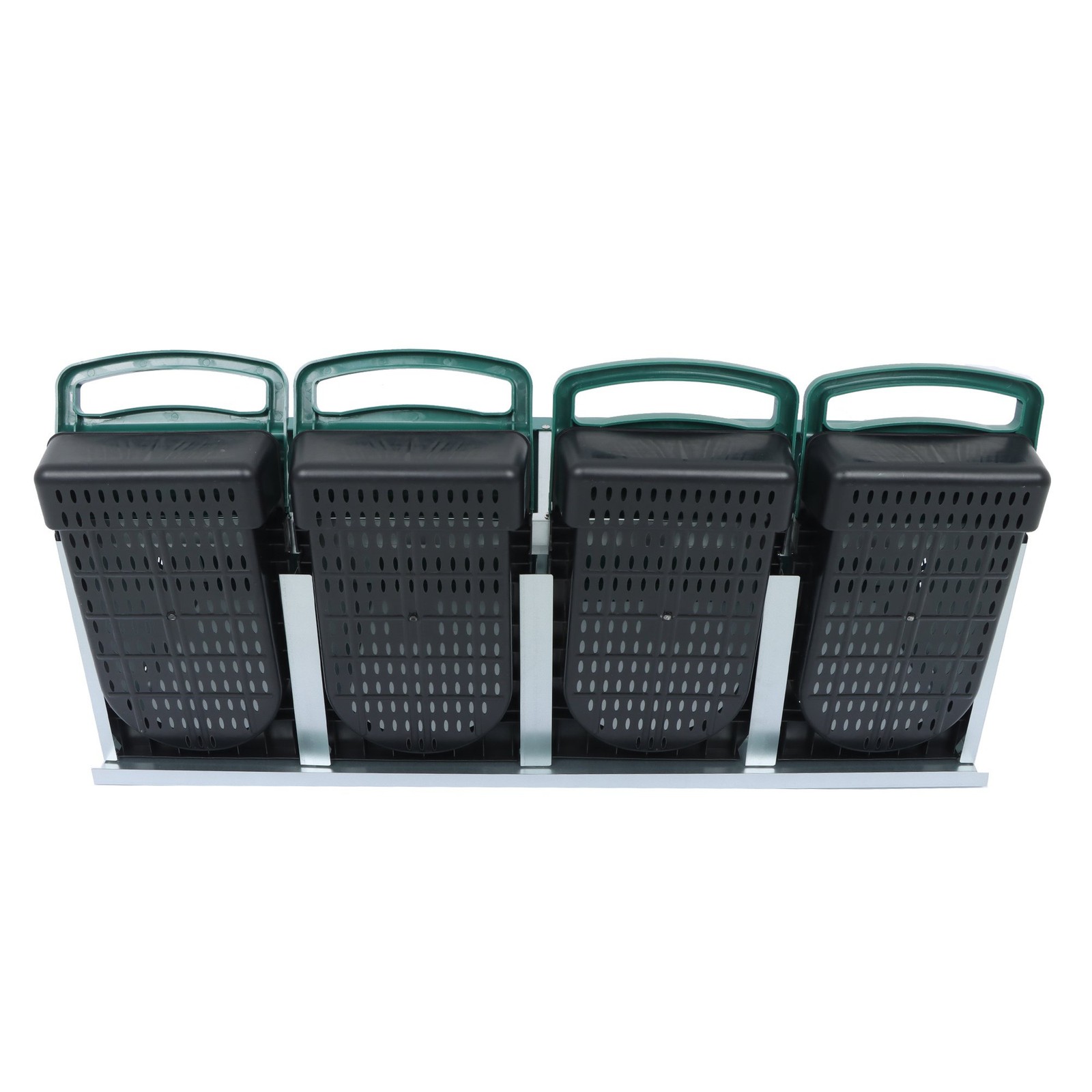 4 Holes Rollout Egg Collection Green Chicken Nest Box Hen Laying Nest Boxes Coop