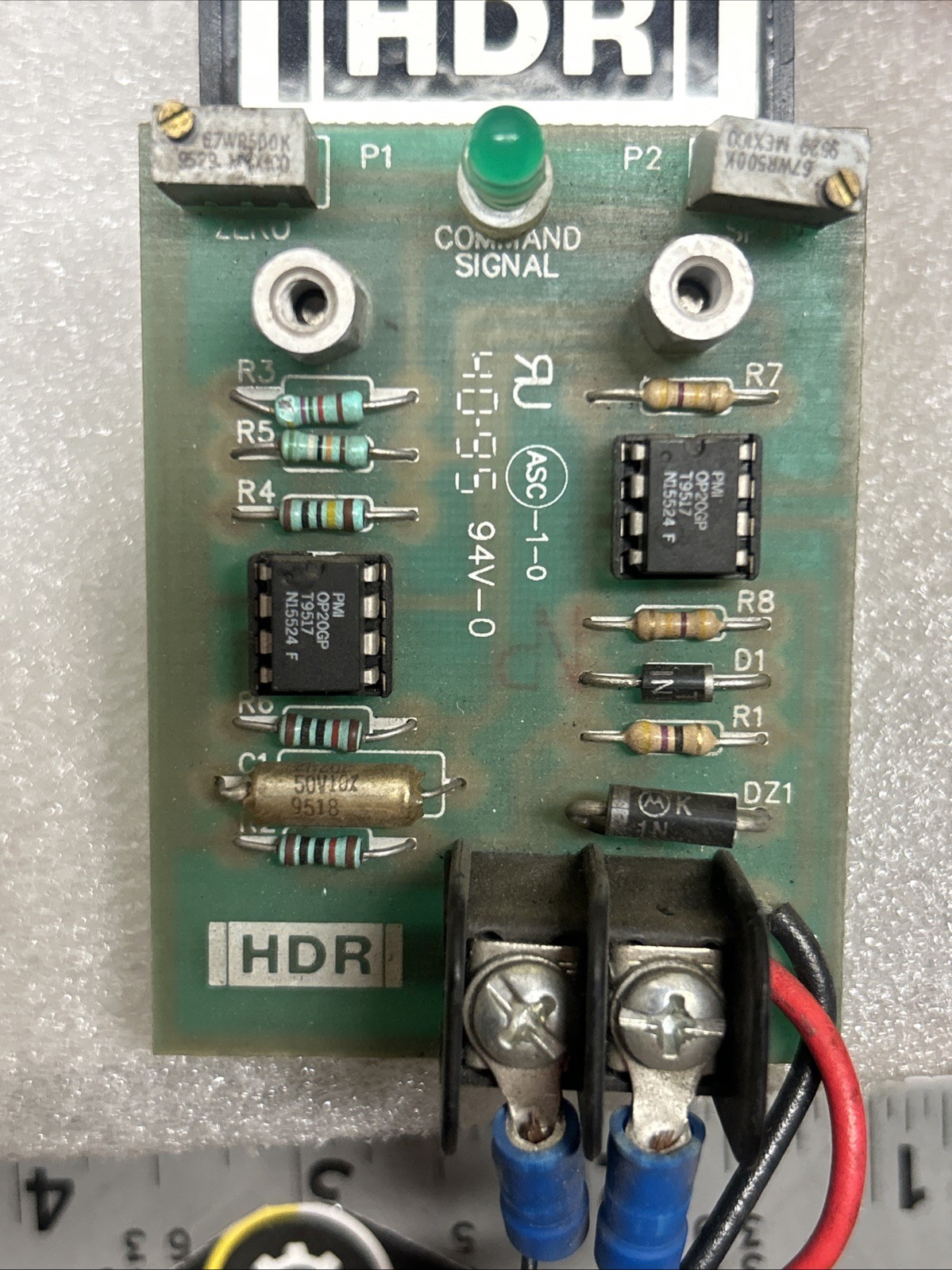 HDR 2081000 Pcb ASC-1-0 w/ 7491110 Solid State Relay _WARRANTY_FAST SHIPPING!
