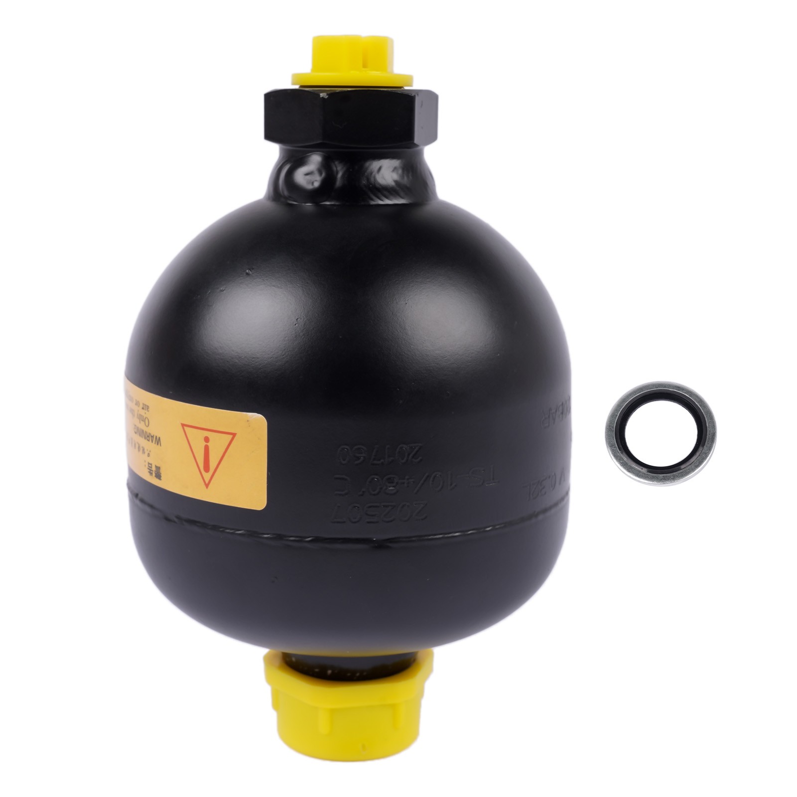 Hydraulic Diaphragm Accumulator 4786PSI,20 cu in (0.32L) ,Thread G1/2 (ISO 228)