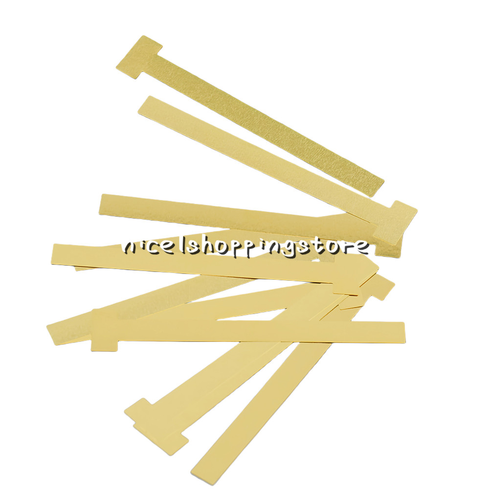 20 Pcs/Bag Dental Matrix T Bands Brass Straight/Curved Tooth Restoration Band