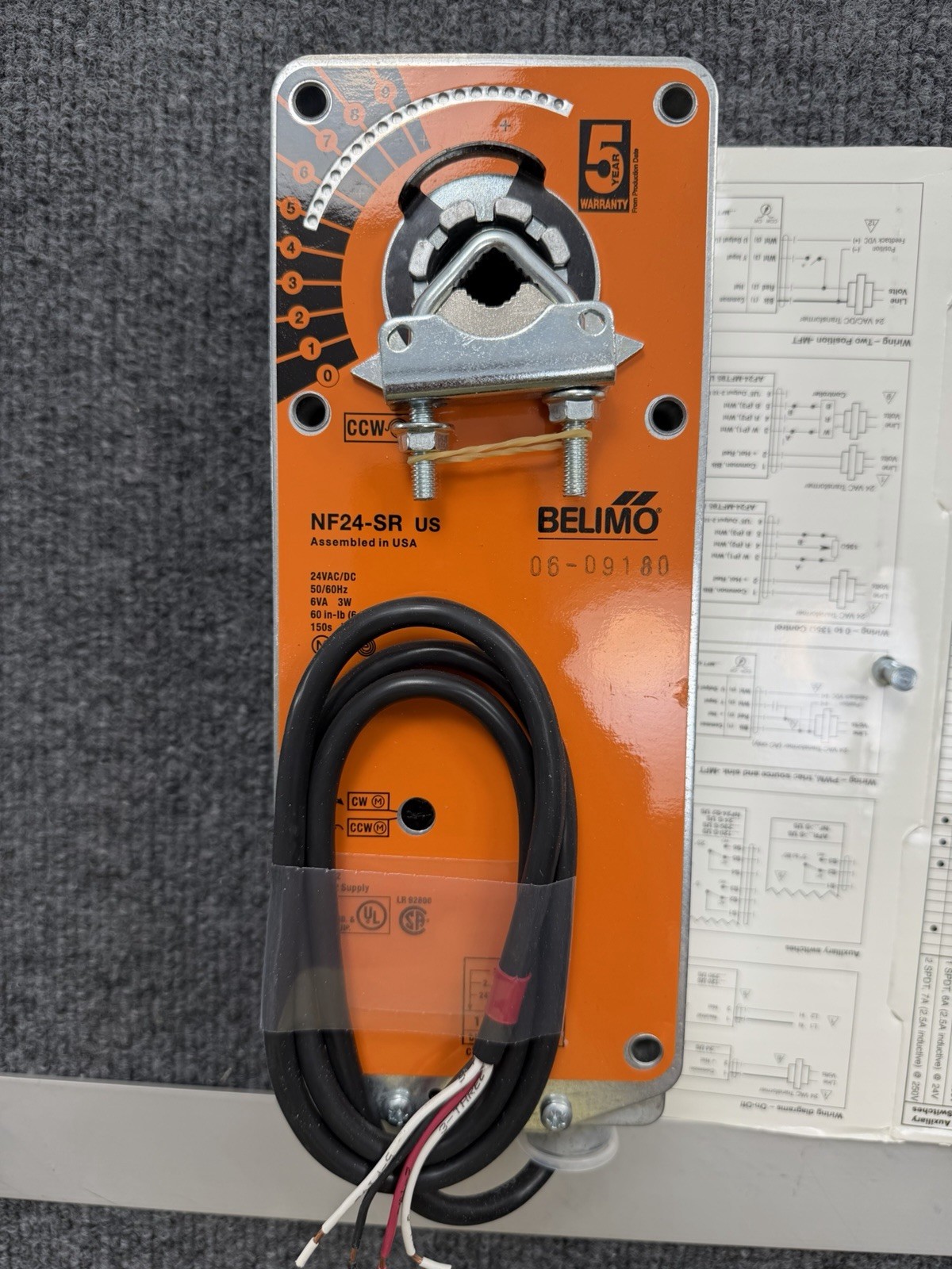 BELIMO SPRING RETURN ACTUATOR NF24-SR US BRAND NEW PRO SHIPPING!