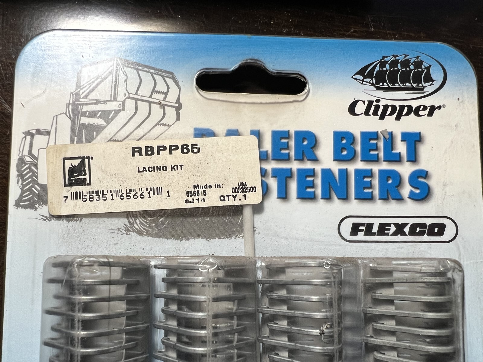 Tisco Clipper New Old Stock Part # RBPP65 Baler Belt Fasteners 4 1/2 RHTX