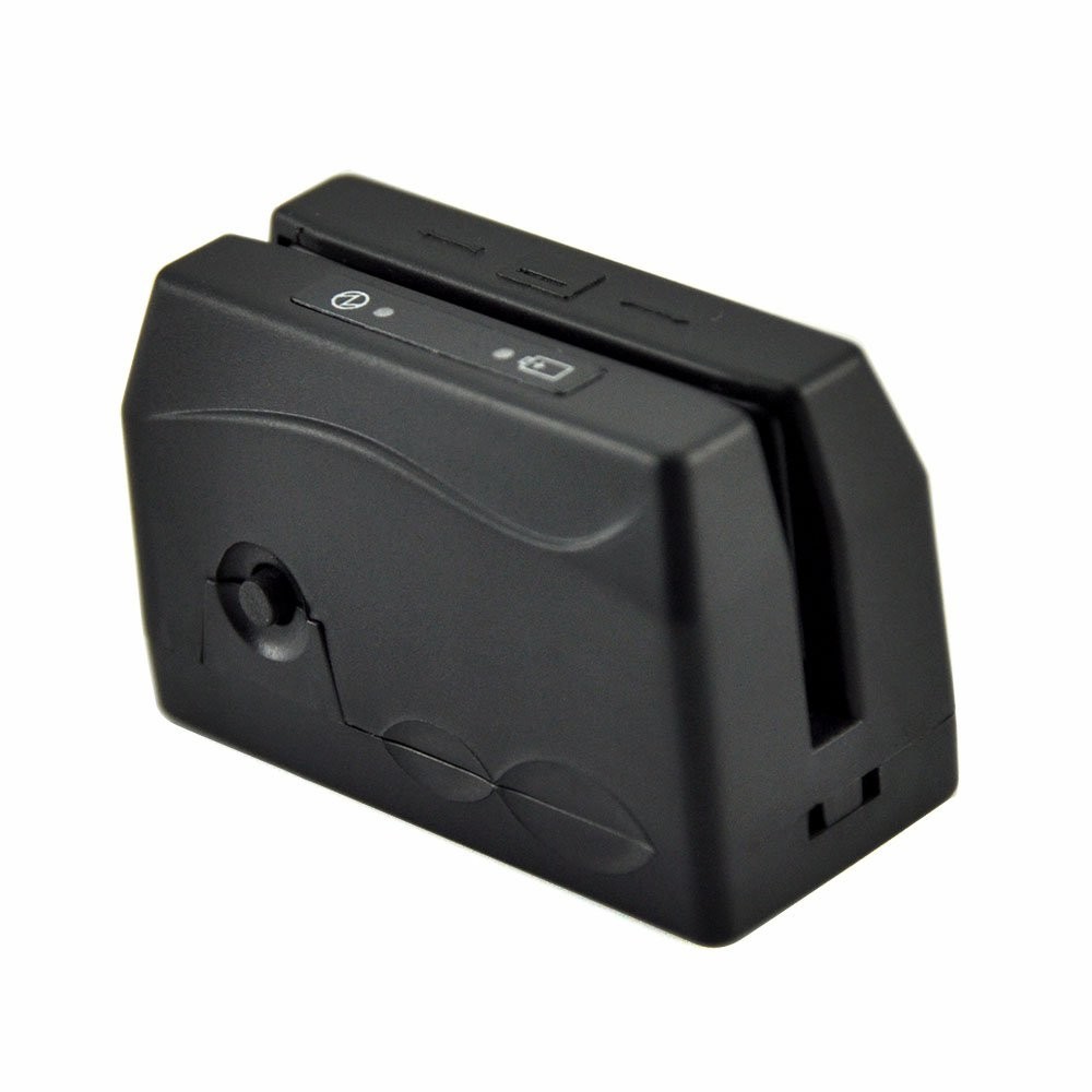 Portable USB Swipe Card Reader, MSR Reader for Credit/Debit Cards, Mini Size