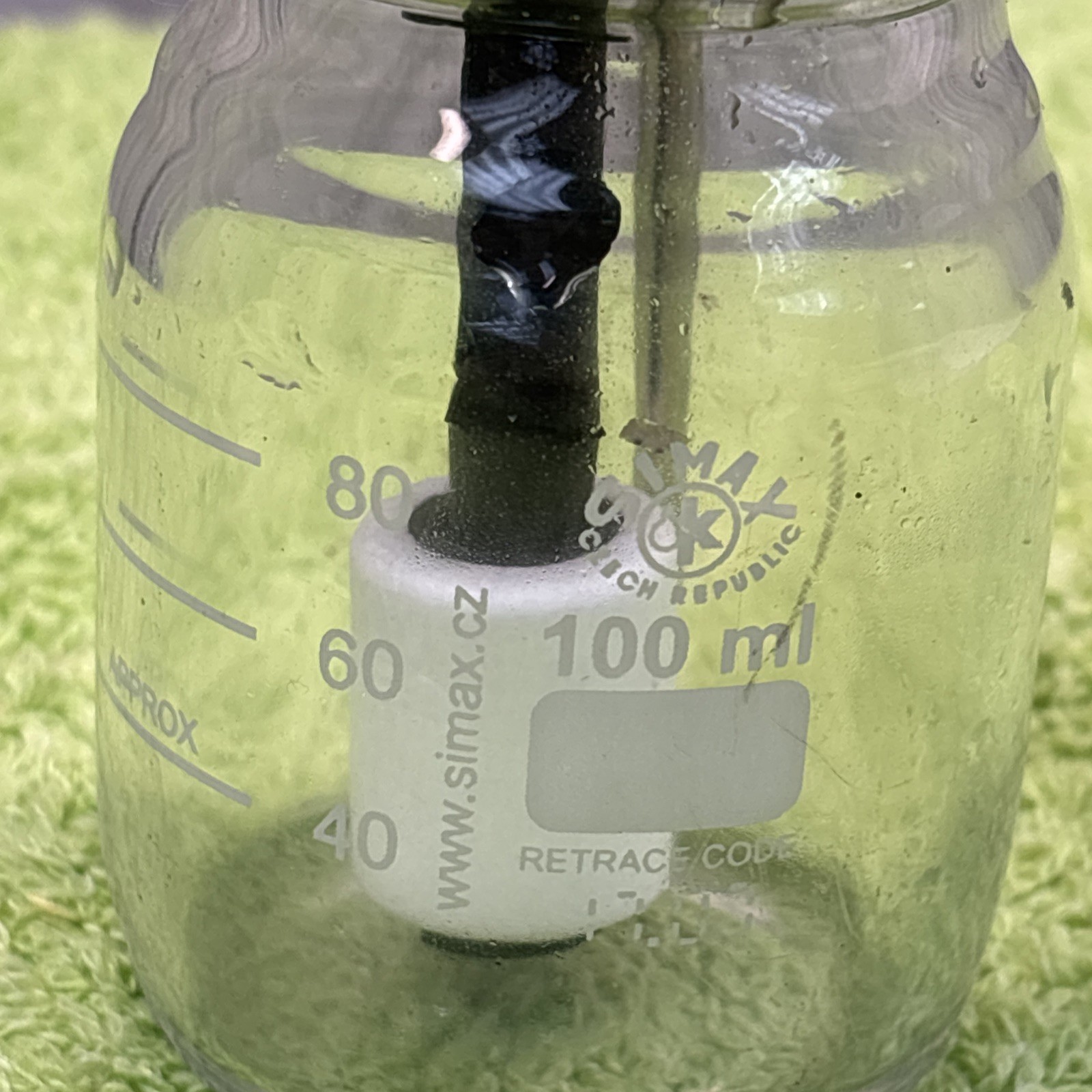 Electrochemical Cell 100 mL glass cell Simax bottle