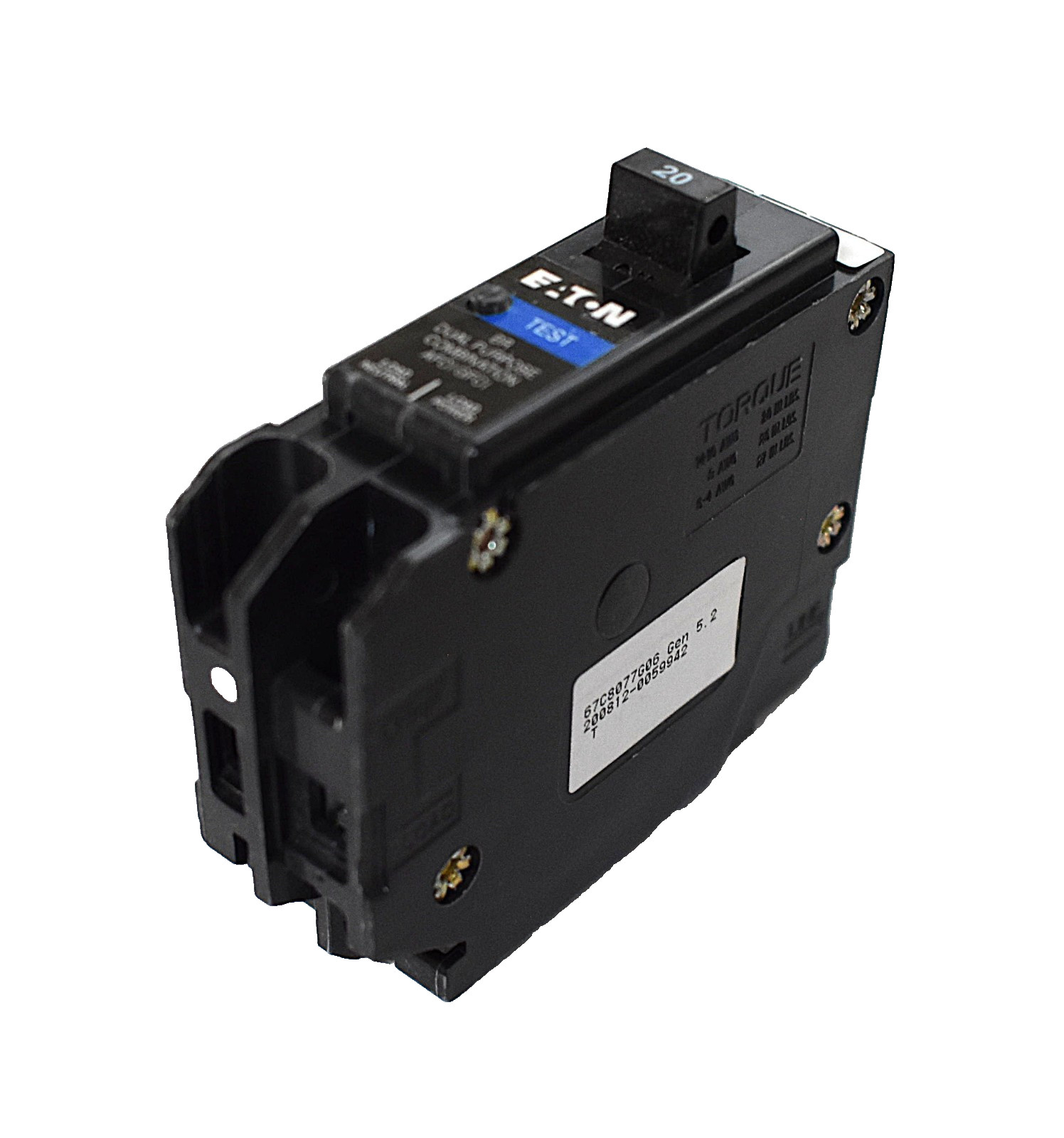New Eaton BRP120DF – 20 Amp Dual Purpose AFCI GFCI Circuit Breaker 120V