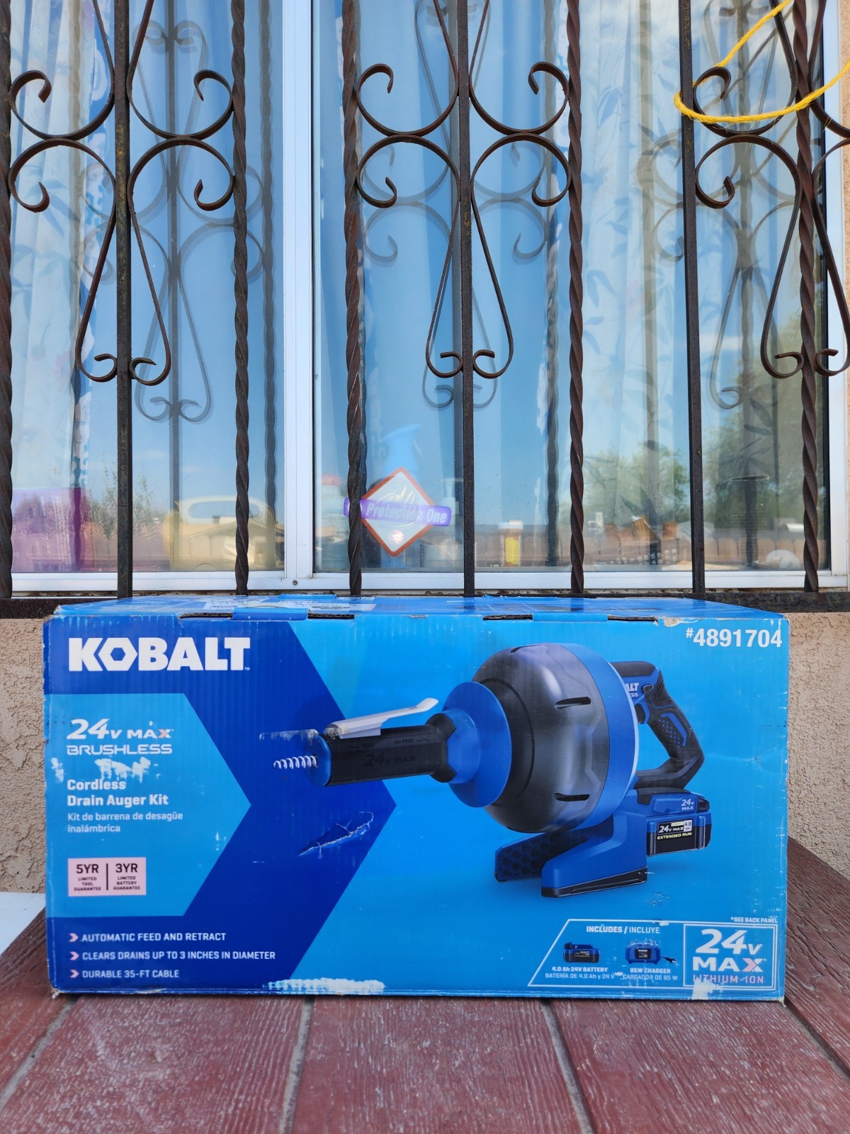 Kobalt 24V Max Brushless Cordless Dran Auger Tool Only *StuckLine* See Details
