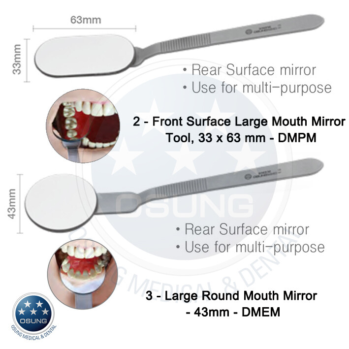 Mouth Mirrors Large Dia Edition 3 Piece Set – C-1043