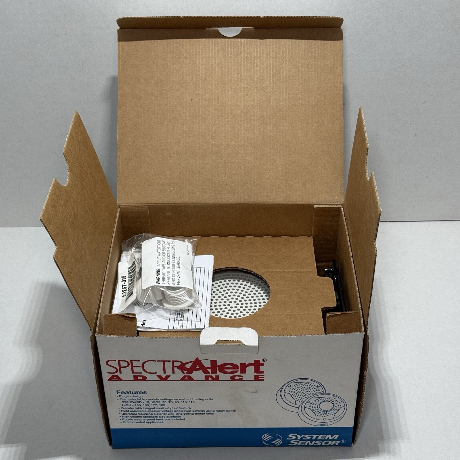 System Sensor SpectrAlert Advance SPCWK Ceiling Speaker White Outdoor New