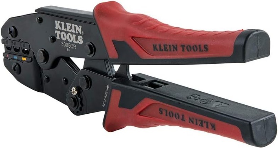 3005CR Wire Crimper Tool, Ratcheting Insulated Terminal Crimper for 10 to 22 …