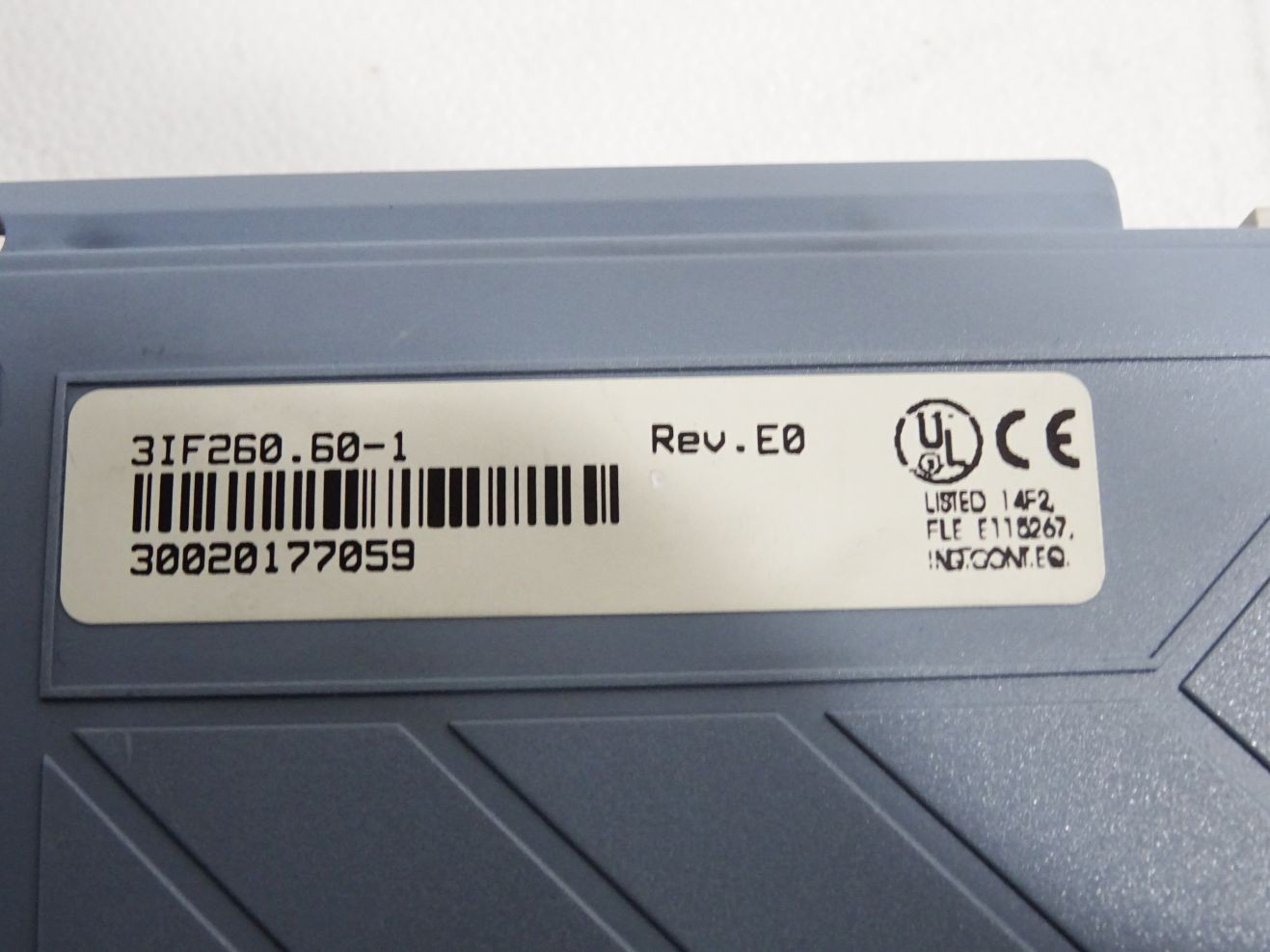 B&R 3IF260.60-1 Rev.E0 2005 Central Unit No Interface Module