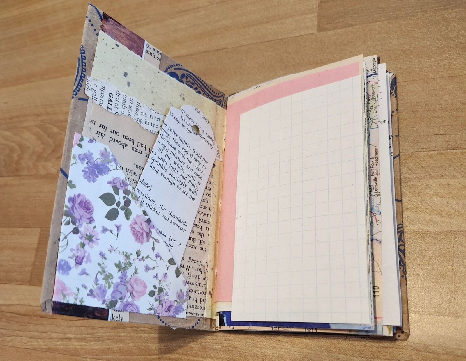 Handmade Junk Journal 56 pages Pocket Notes