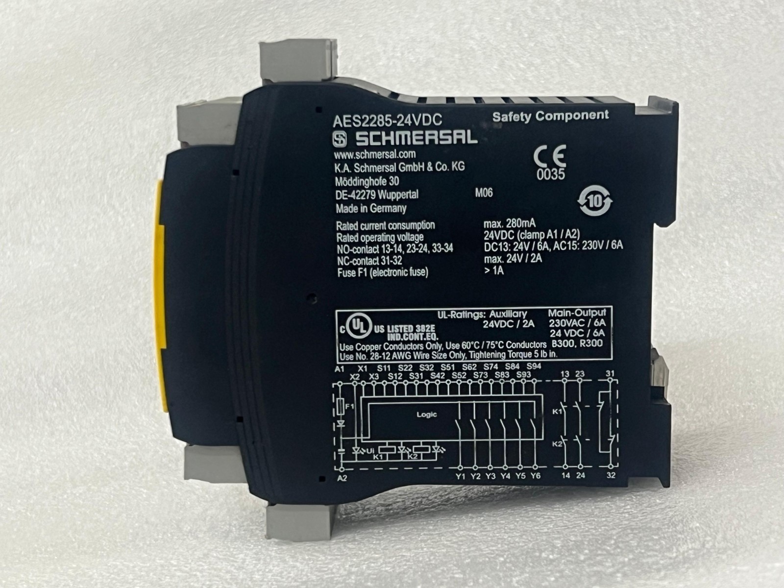1PCS NEW For SCHMERSRL AES 2285-24V Safety control relay