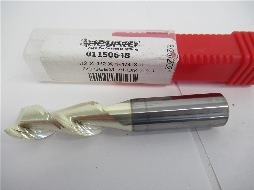 Accupro 01150648 , 1/2″ Solid Carbide Square End Mill