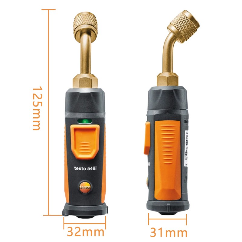 Testo 0563 0002 10 Smart Probes AC & Refrigeration Test Kit 2x549i & 115i HVAC