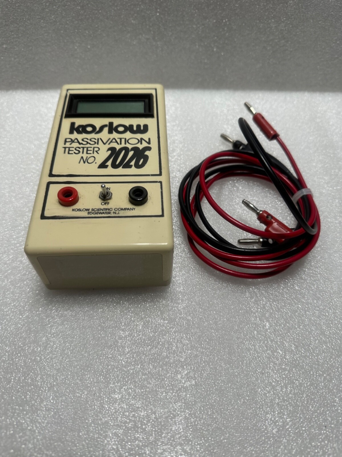 KOSLOW SCIENTIFIC NJ. 2026 PASSIVATION PASSI TESTER