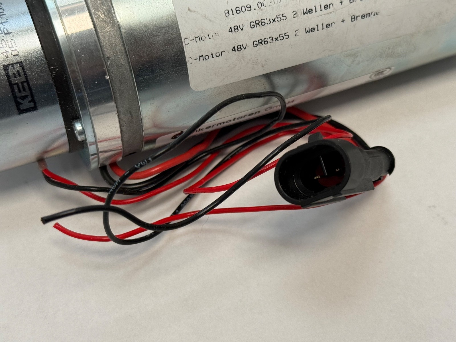 Unkermotoren GR63X55 Motor IP50 48VDC 94.1W 2.5A3200rpm