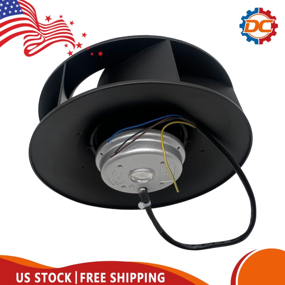 R2E225-BE47-09 R2E225BE4709 Centrifugal fan AC230V 2880r/min 225MM 4-wiret New