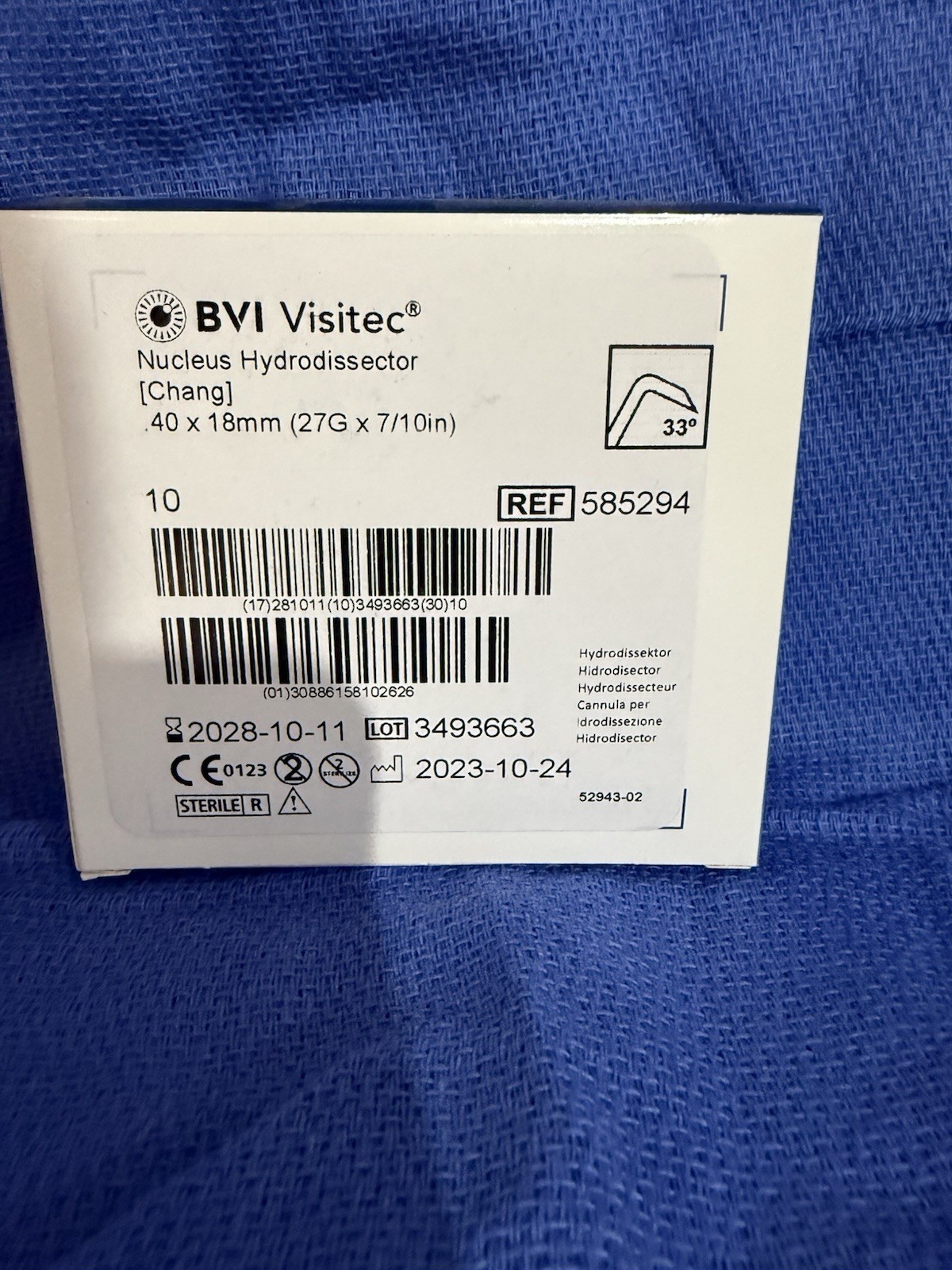 100 Beaver Visitec Chang Hydrodissection Cannulas