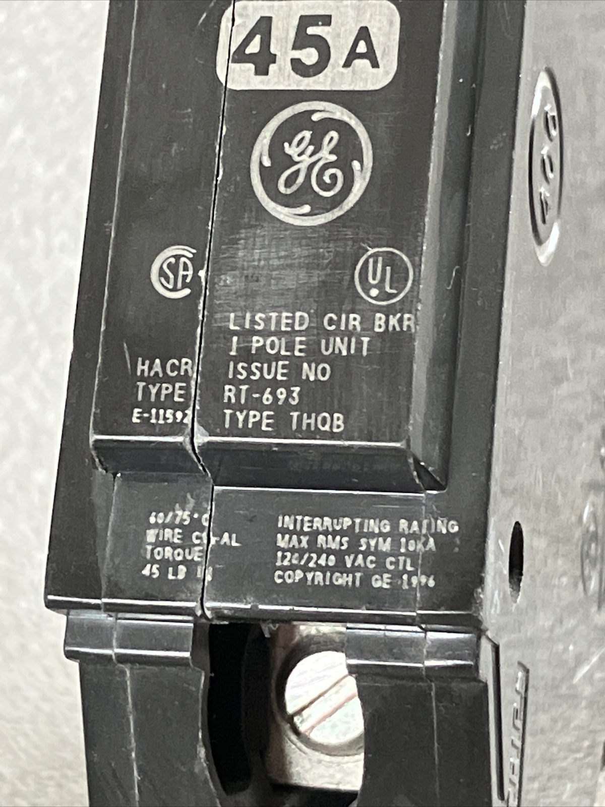 GENERAL ELECTRIC THQB1145 / THQB1145 (USED TESTED CLEANED)