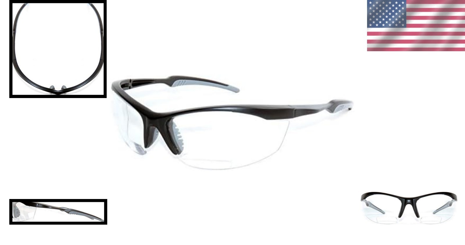 Clear Bifocal Glasses with UV Protection – Lightweight and Stylish for Daily Use