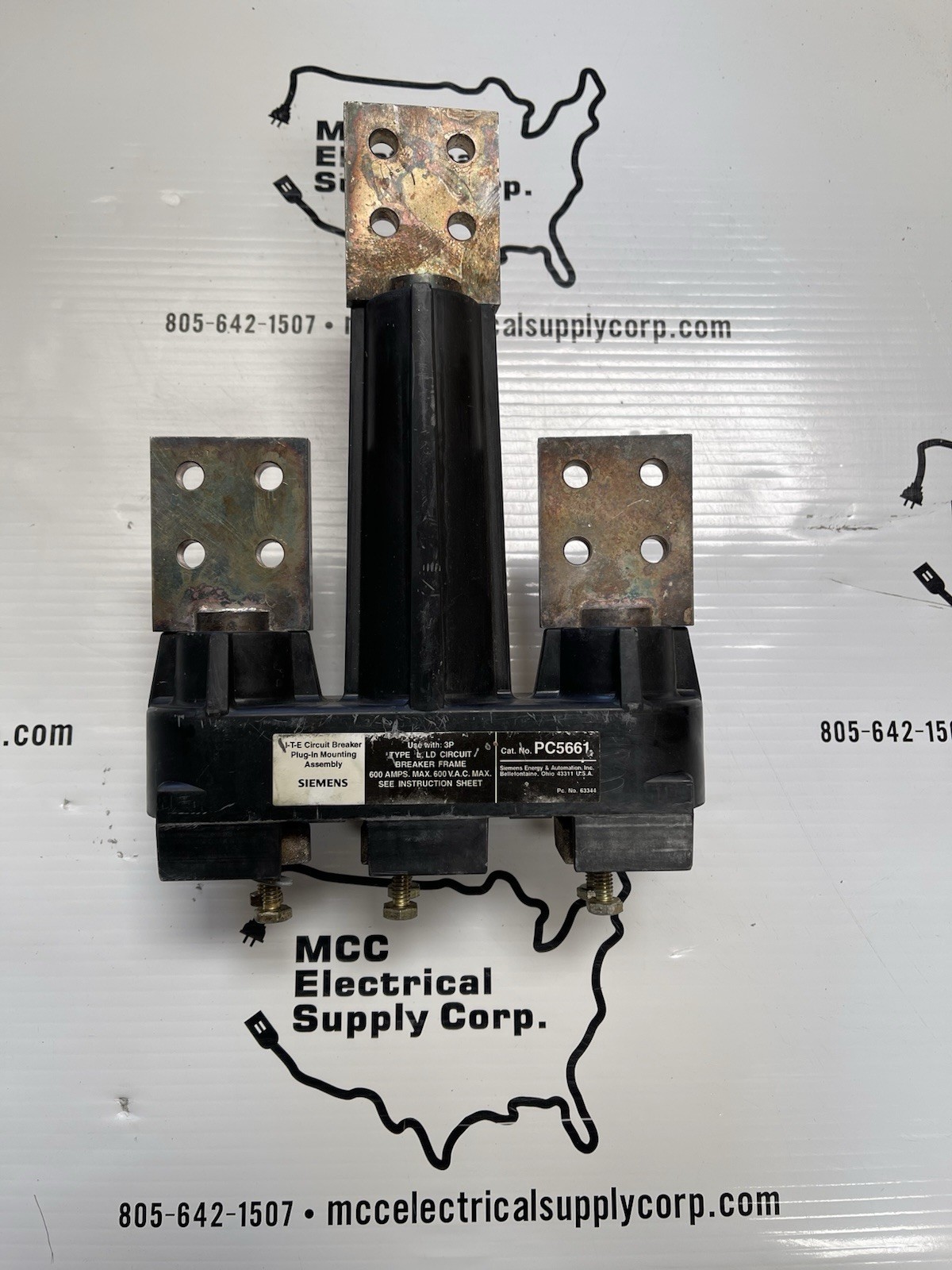 Siemens Pc5661 600amps Plug In Mounting Assembly New No Box