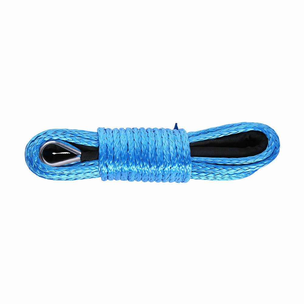 1/4″ 50″ 10000LBS Synthetic Winch Rope Line Recovery Cable SUV ATV UTV w/ Sheath