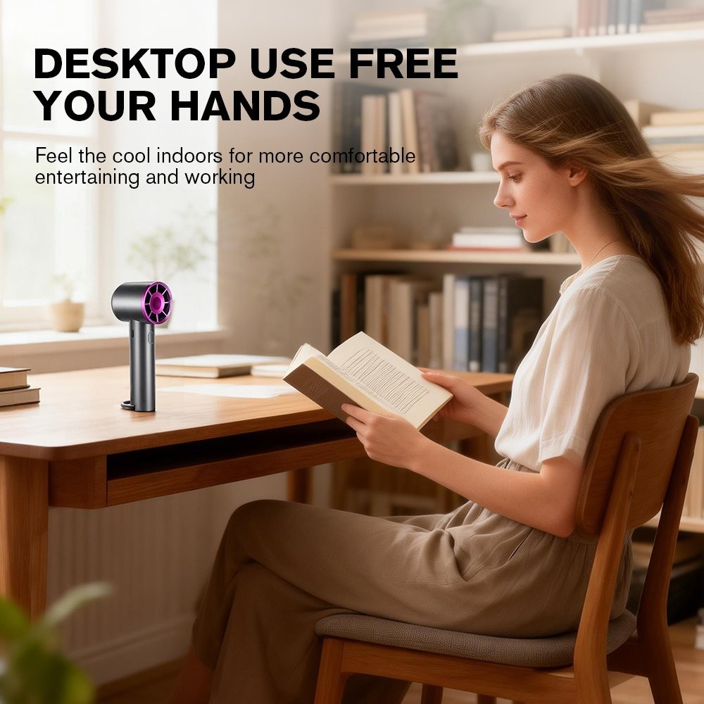 USB Handheld Fan Rechargeable Portable Mini Hand Held Small Fans Cooler US