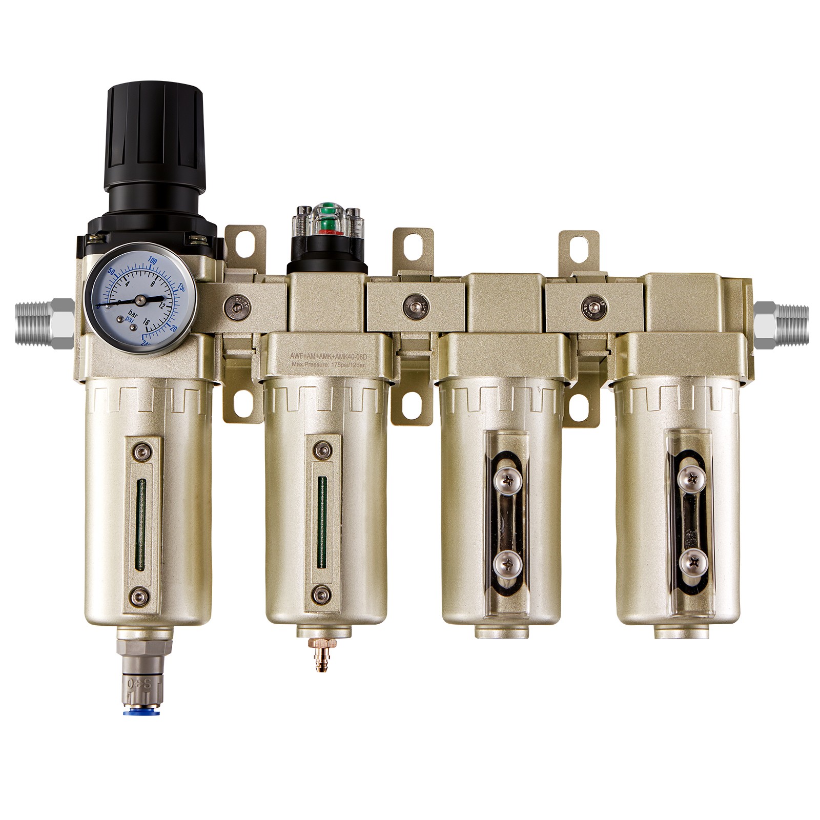 Uimoso Air Compressor Filter 3/4″ NPT 4-Stage Drying System with Auto Drain