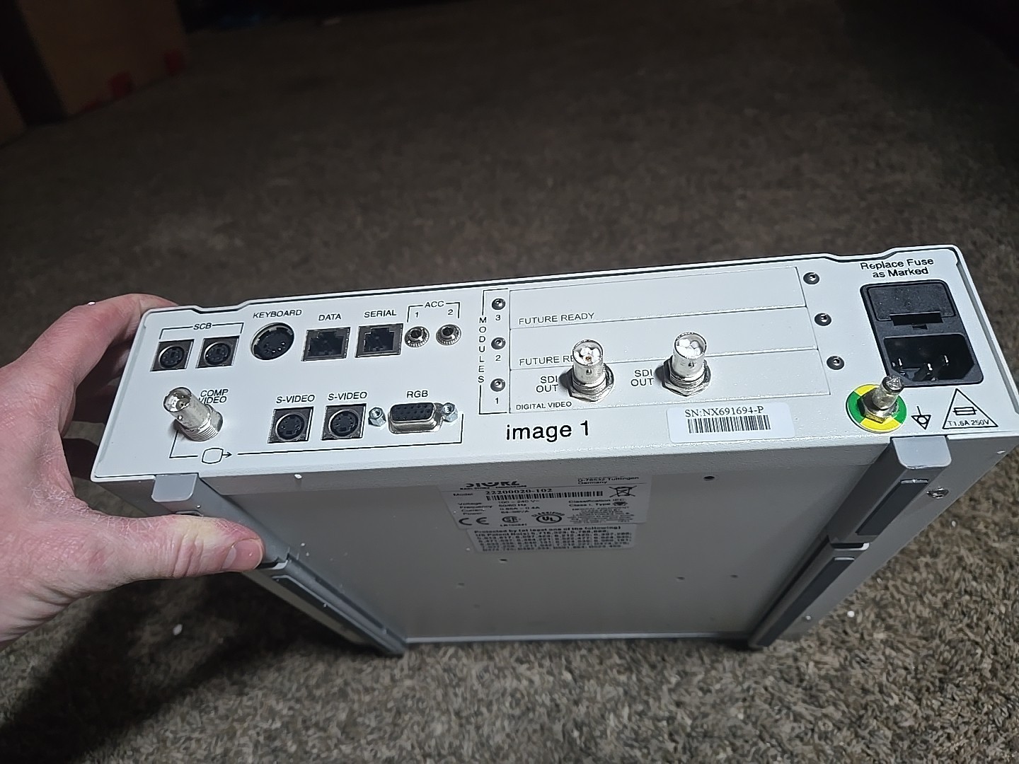 Storz SCB Image 1 222000 20 Camera Control Unit Model 22200020-101 SN MIP036616